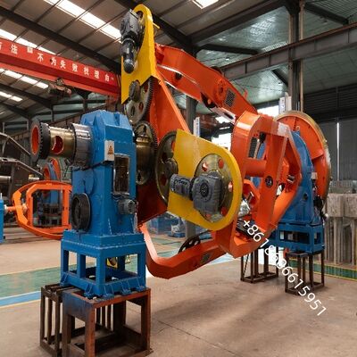 Машина для установки питательного кабеля оснащена системой управления HMI + PLC для предварительной настройки