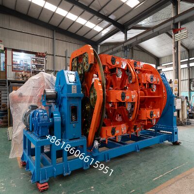 Планетарная машина для однородной прокладки нити и улучшенных механических свойств кабеля с обратным витками всех передач